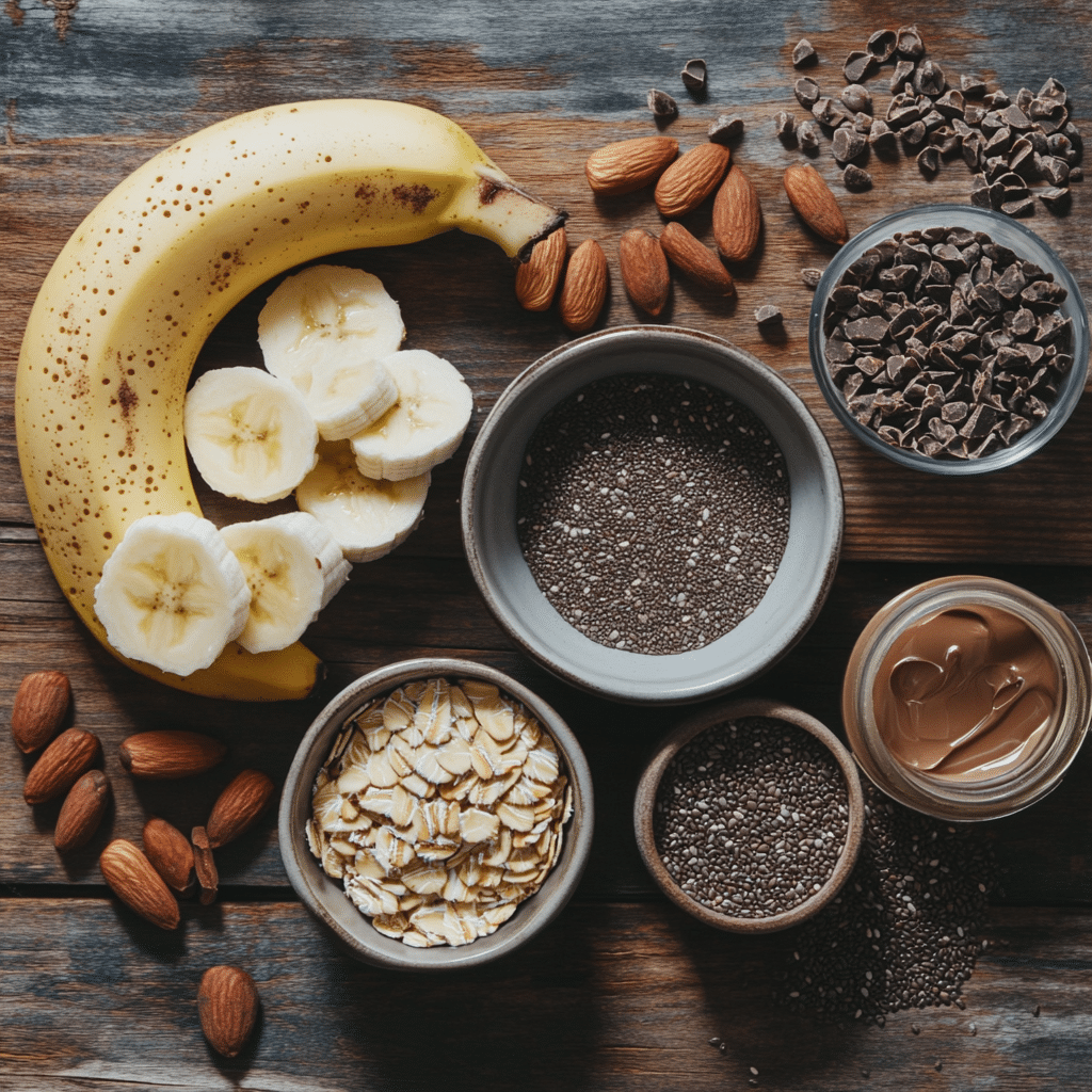 Chocolate Banana Overnight Oats: Irresistible 5-Minute Breakfast Bliss 6 Ingredients for chocolate banana overnight oats