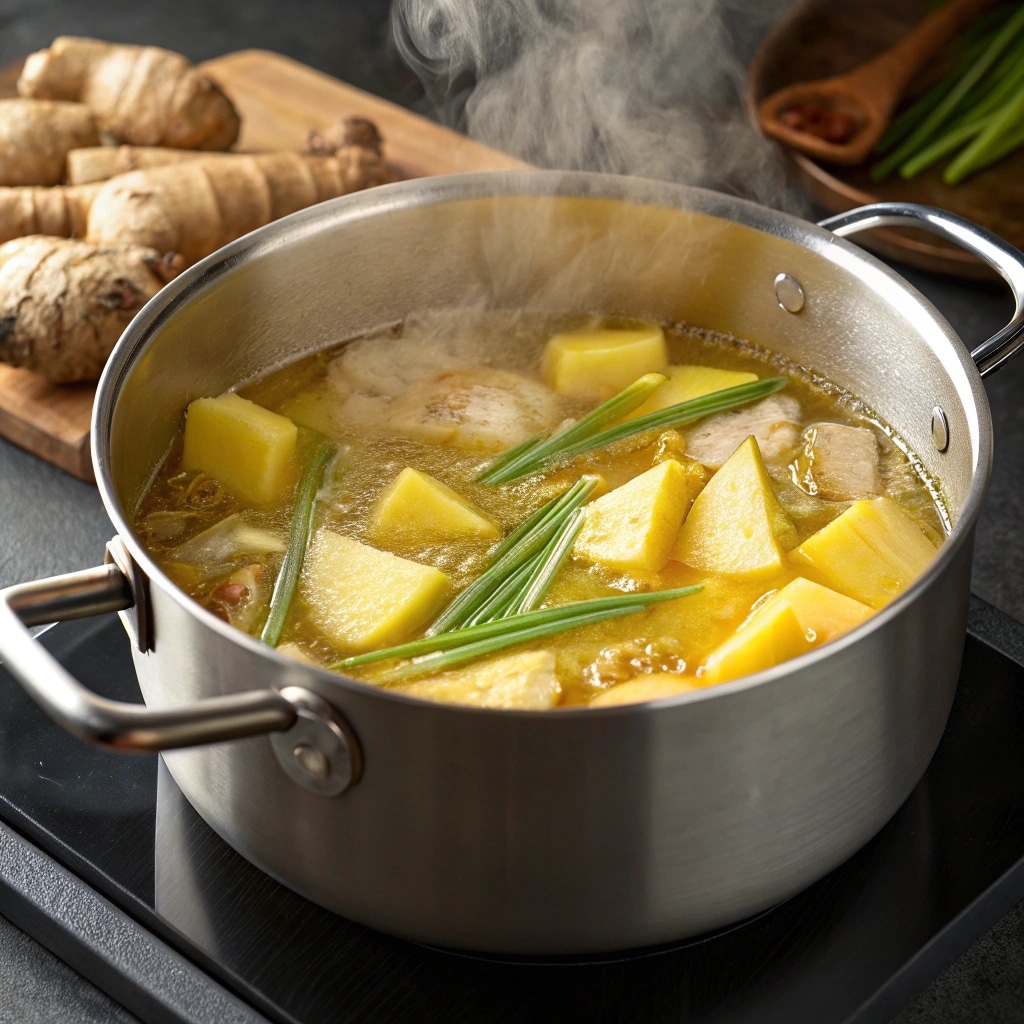 Top 5 Benefits of Costa Rican Tea Recipe for Weight Loss 9 Simmering Costa Rican Tea Recipe for Weight Loss in a pot