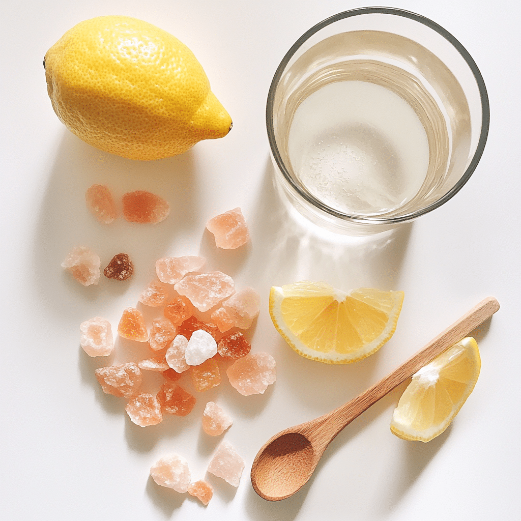 Ingredients for Salt Water Electrolyte Trick