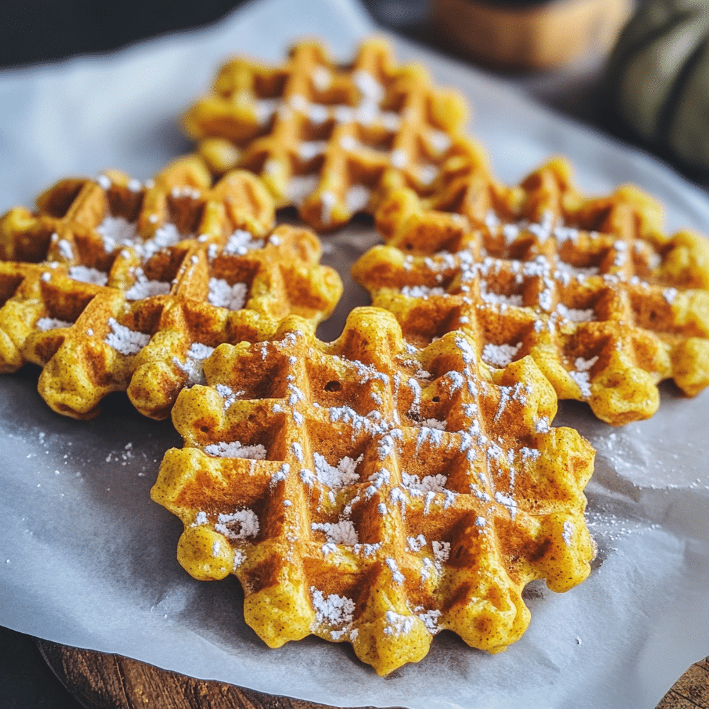 Pumpkin cottage cheese waffles frozen for meal prep