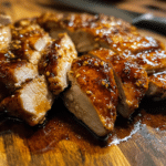 Dump and Go Crockpot Teriyaki Chicken 3 Crockpot teriyaki chicken cooking in a slow cooker