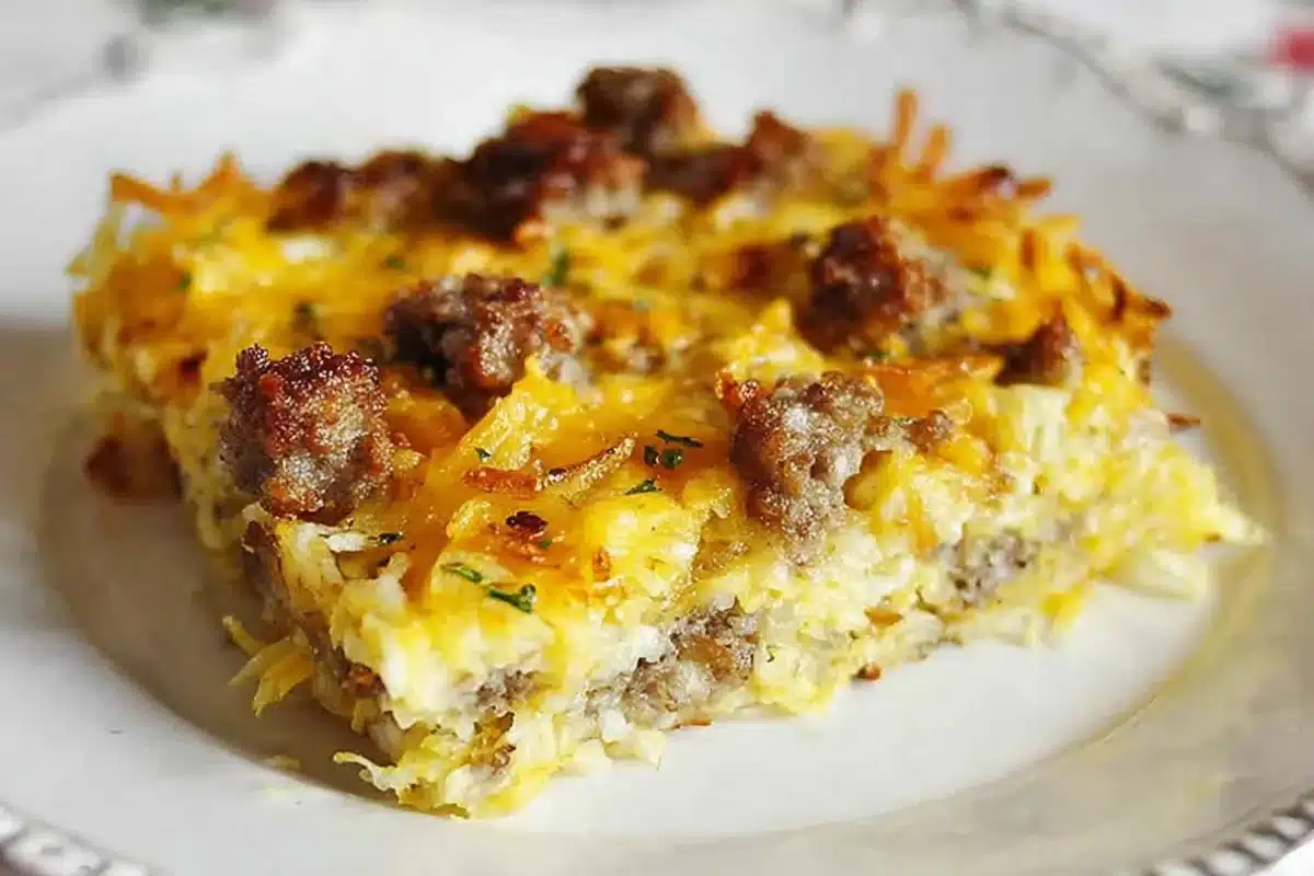 Sausage Hashbrown Breakfast Casserole That Everyone Will Love