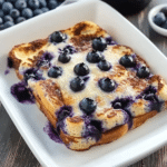 Quick Blueberry French Toast Casserole 7 Delicious Blueberry French Toast Casserole served hot with fresh blueberries