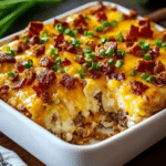 Crack Breakfast Casserole: The Ultimate Crowd-Pleasing Recipe 5 Delicious crack breakfast casserole served in a baking dish