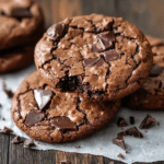 Gourmet Brownie Cookies 7 Gourmet brownie cookies topped with chocolate and walnuts