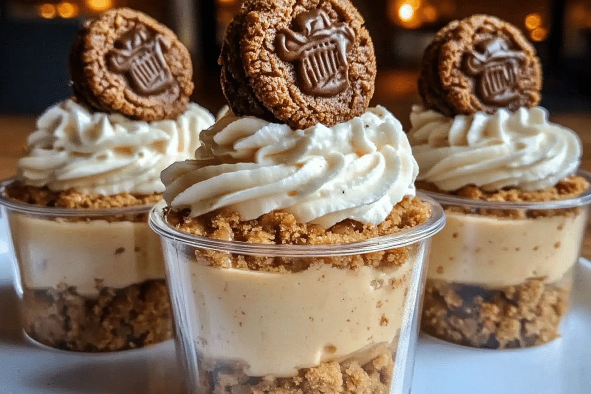 Cookie Butter Cheesecake Cups 6 Cookie Butter Cheesecake Cups