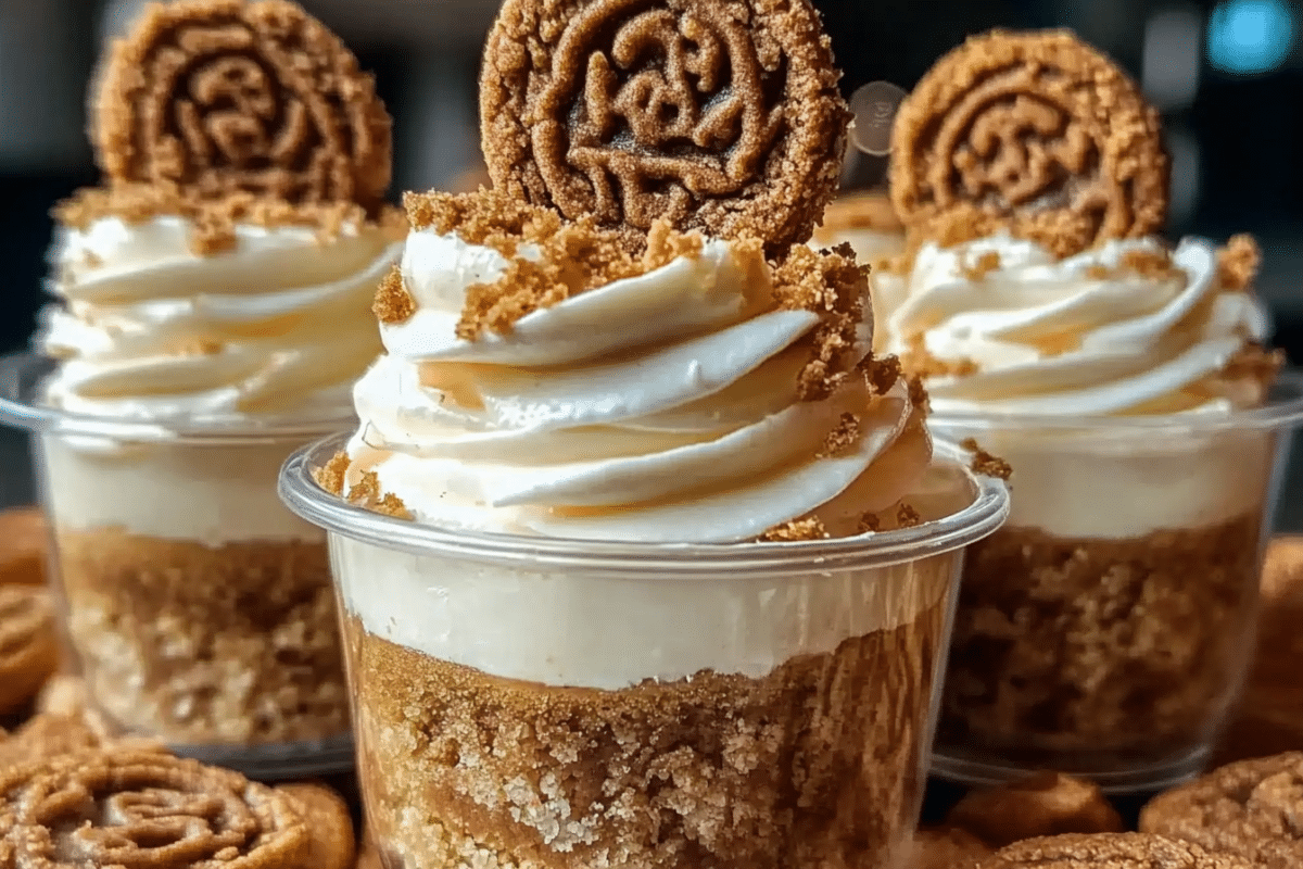 Cookie Butter Cheesecake Cups 5 Cookie Butter Cheesecake Cups