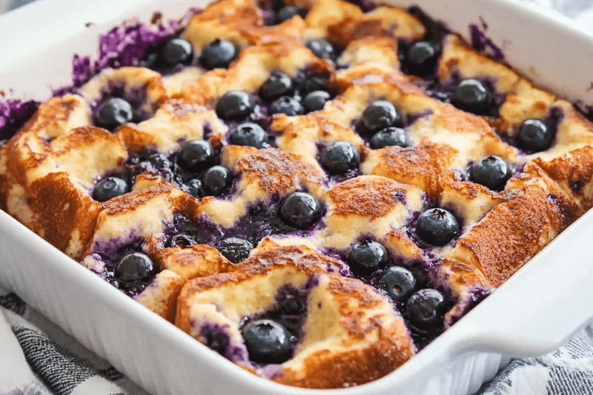 Quick Blueberry French Toast Casserole 5 Quick Blueberry French Toast Casserole
