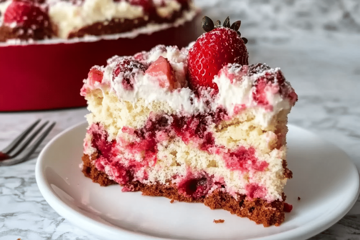 Strawberry Earthquake Cake 6 Strawberry Earthquake Cake