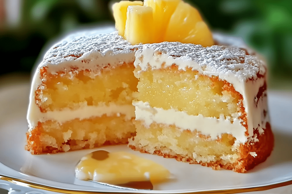Juicy Pineapple Heaven Cake