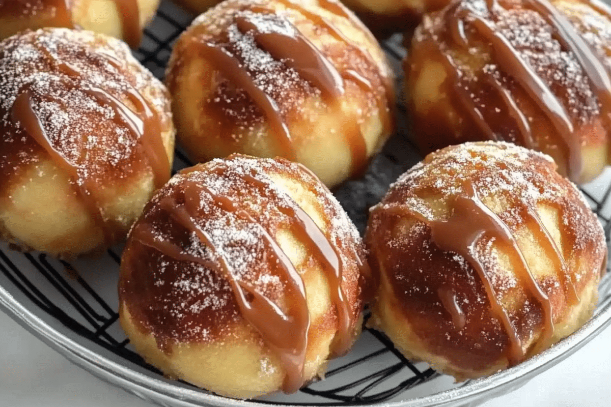 Simple Caramel Apple Pie Bombs