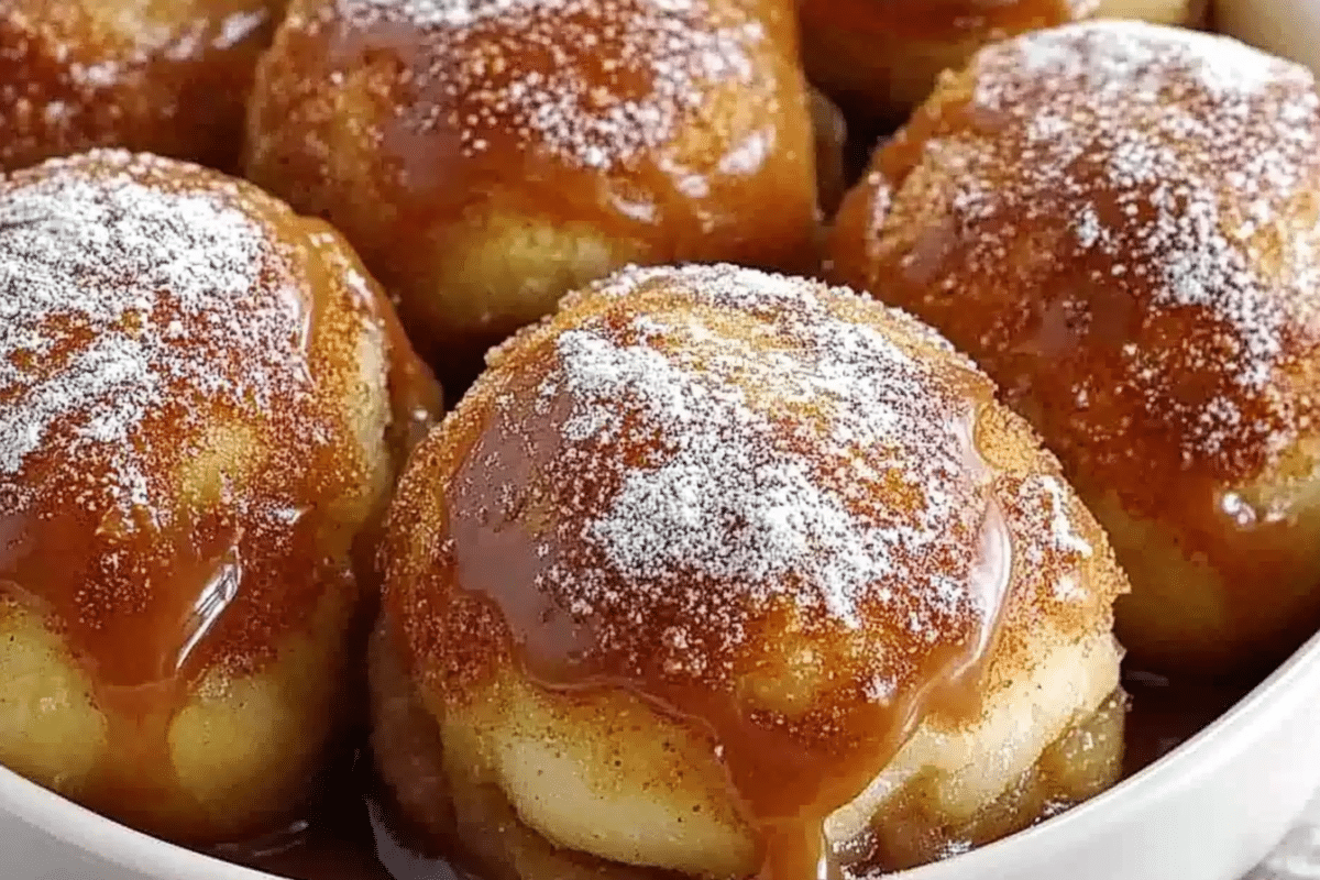Simple Caramel Apple Pie Bombs