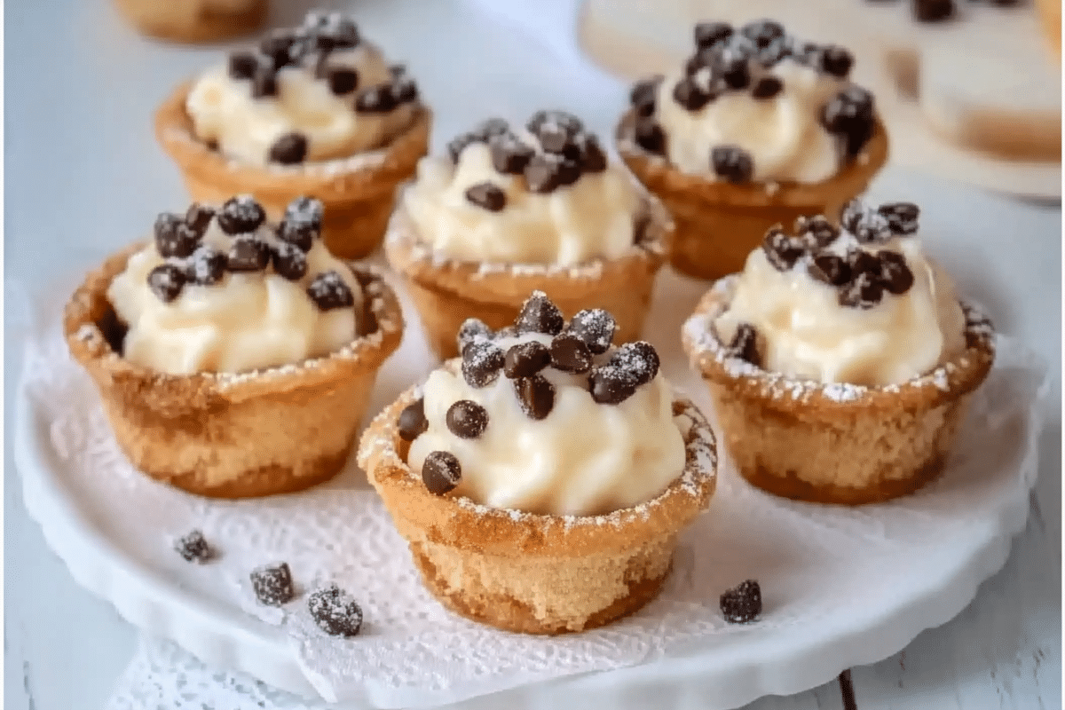 Mini Cannoli Cups