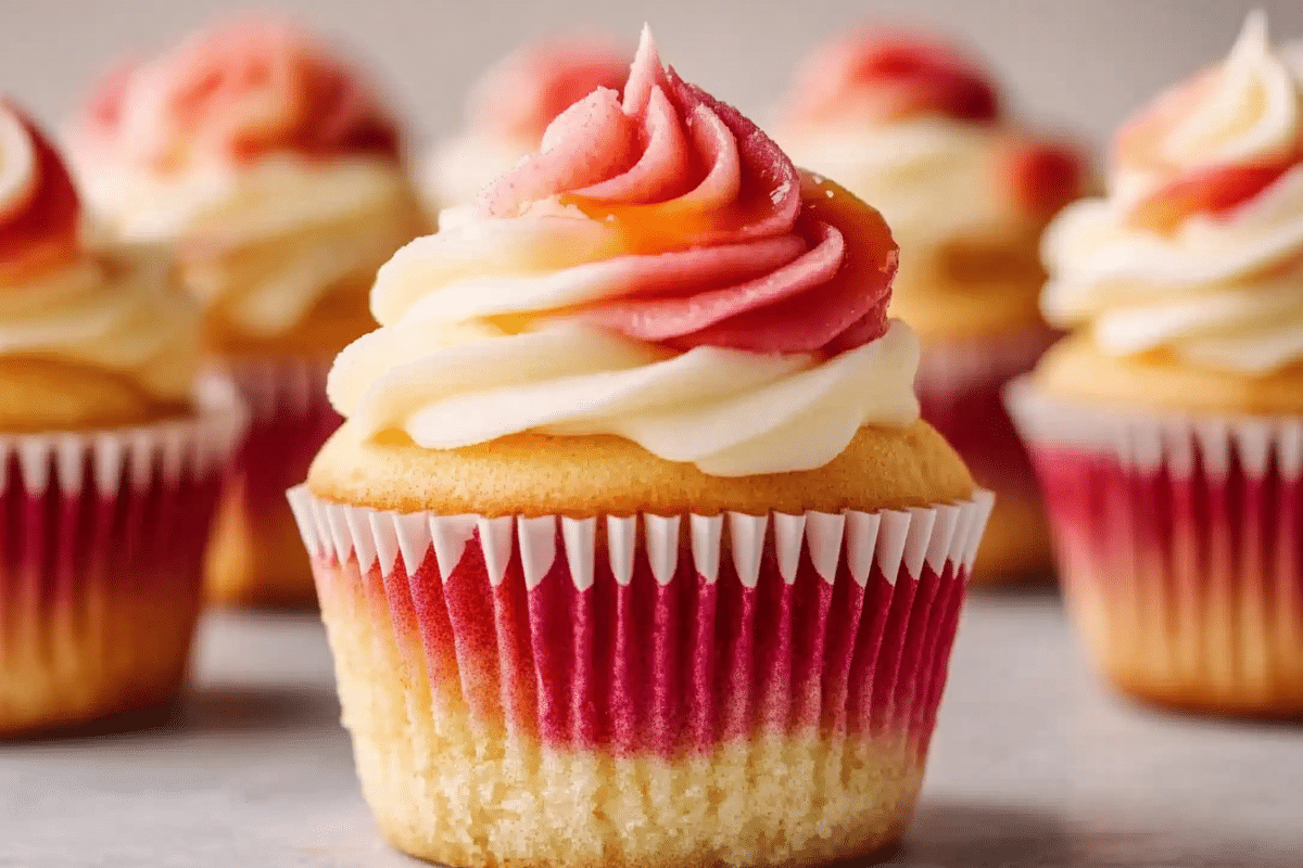 Mango Strawberry Sunset Cupcakes: A Delightful Recipe! 6 Mango Strawberry Sunset Cupcakes: A Delightful Recipe!