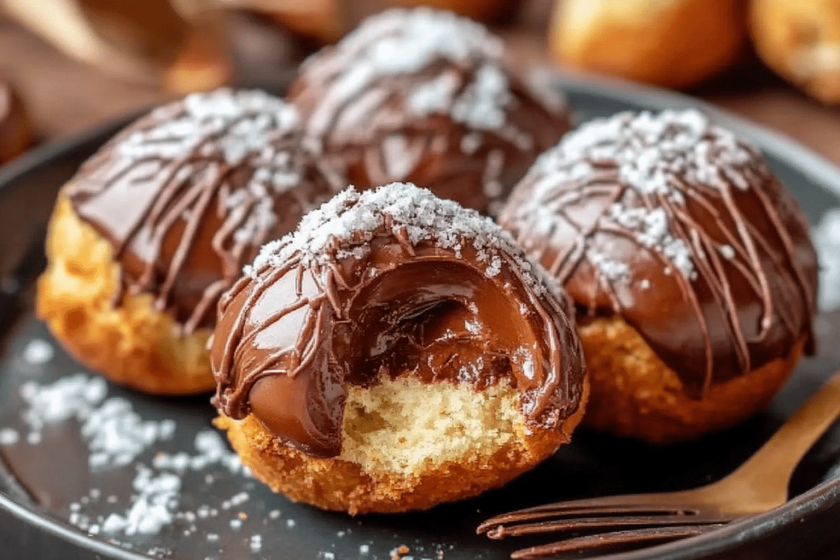 Baked Nutella Bombs 5 Baked Nutella Bombs