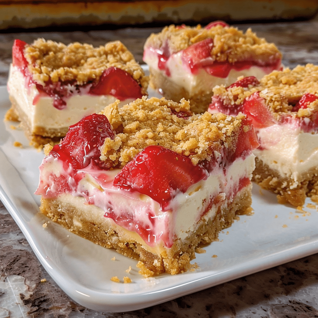 Strawberry Cheesecake Bars: A Perfect Combination of Sweet and Tangy