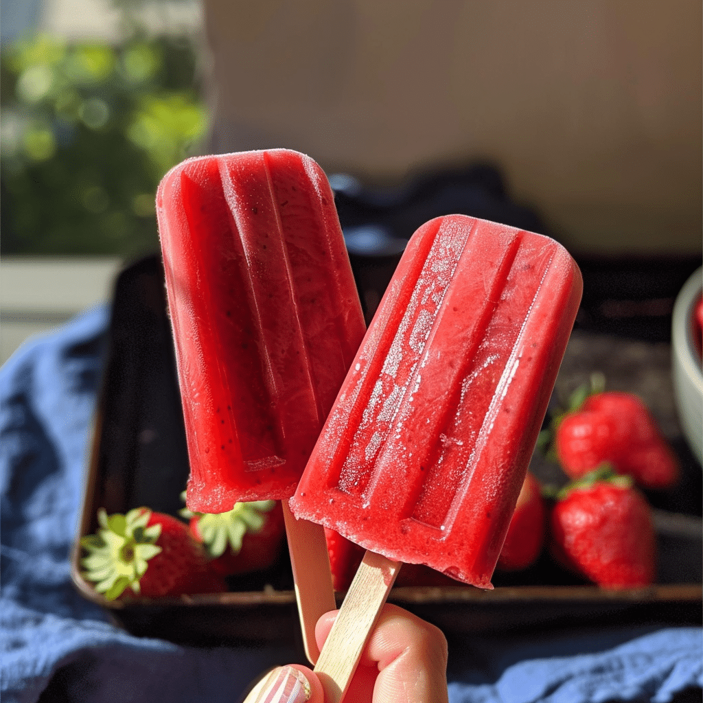 Strawberry Popsicles – A Delightful Frozen Treat