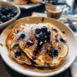 The Fluffiest Blueberry Pancakes Ever