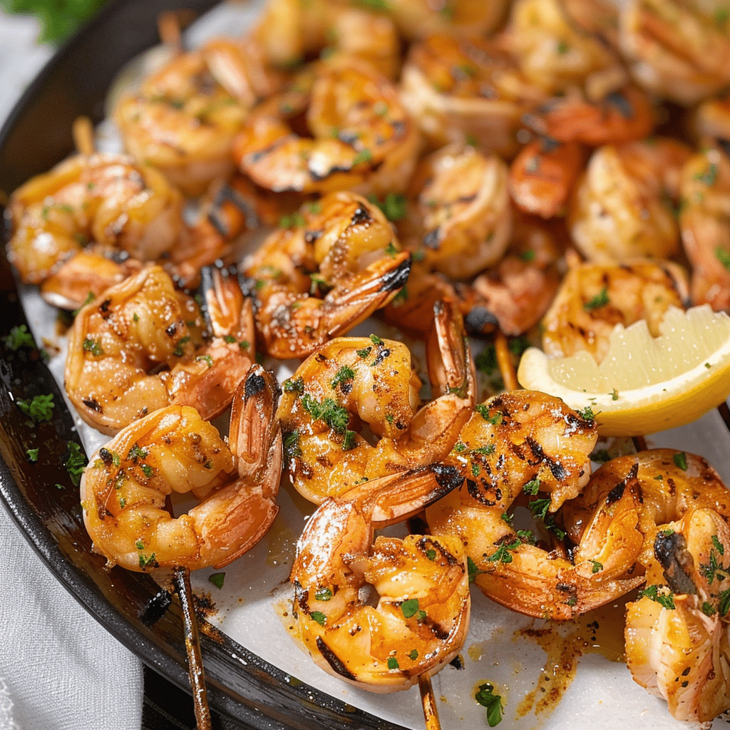 Grilled Shrimp with Lemon and Herbs