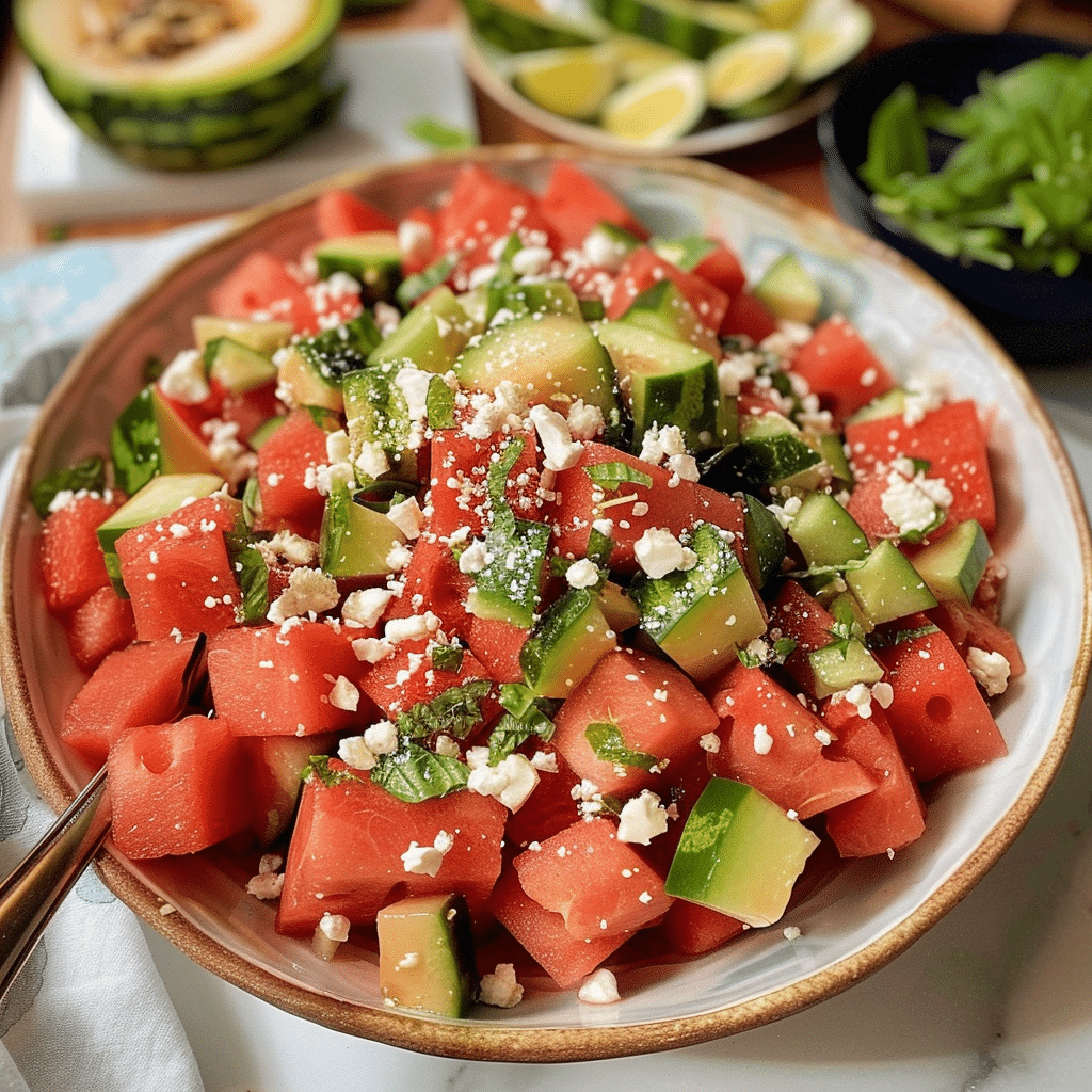 Watermelon Salad with Feta: A Fresh Summer Dish